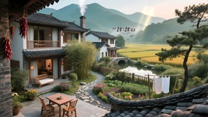 清新雅居稻田小屋
