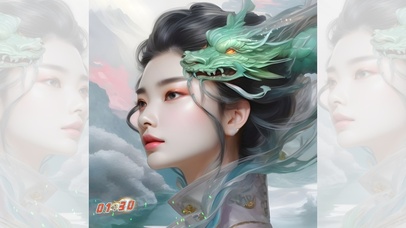 4K性感Ai古风美女