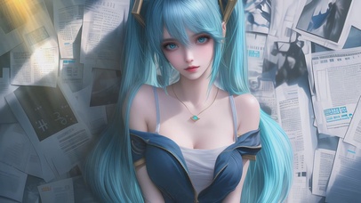 4K可爱画报少女