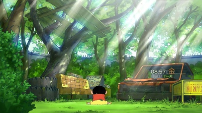 夏日清新庭院小新