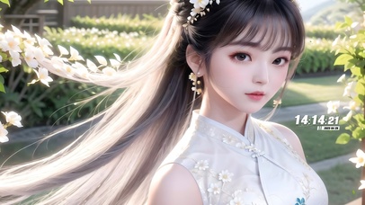 4k可爱阳光少女