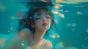 水中美女