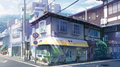 治愈动漫日系街道