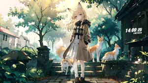 治愈午后狐耳少女