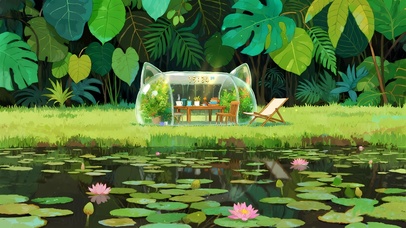 茂密的森林 护眼