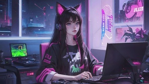 赛博朋克女孩
