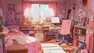 粉色少女小屋