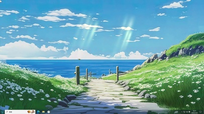 护眼动漫风景-桌面主题