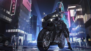 城市鬼角机车少女