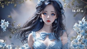 长发美女