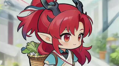 明日方舟余：买菜少年Q版街边