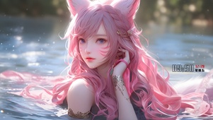 水中可爱阿狸