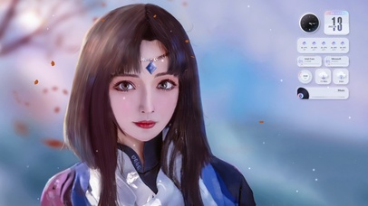 4K古风清纯美女