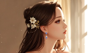 4K唯美古风优雅女神