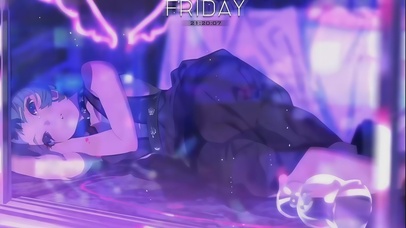 霓虹灯下的少女心事