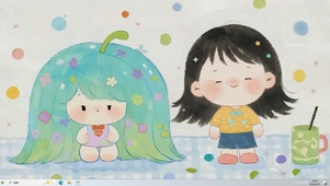 可爱小人物桌面主题