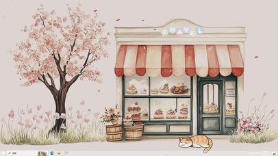 清新AI插画-桌面主题