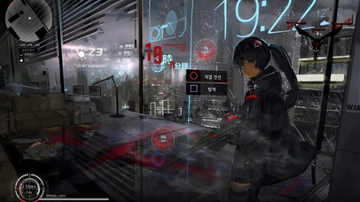 4K赛博朋克战斗少女