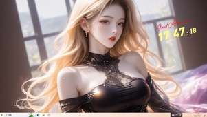 金发美女