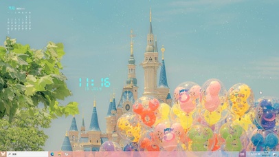 可爱城堡——【主题桌面】