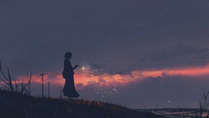 夜星星萤火虫