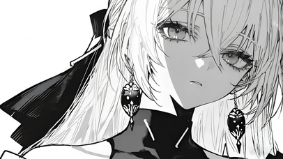 布洛妮娅-黑白少女