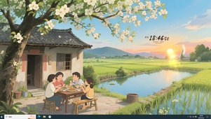 儿时的记忆小屋梨花开