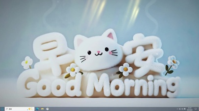 早安问候-桌面主题