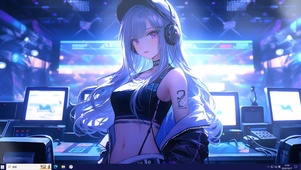 蹦迪少女