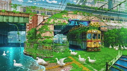 东京沉没⑦溪畔轻轨＆向日葵