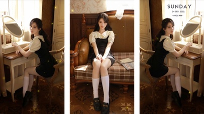 清纯美女 下载点赞关注必发大财