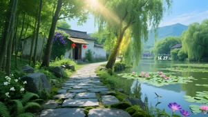 绿色乡村小路