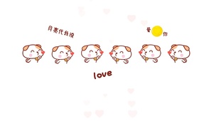 简约可爱小狗