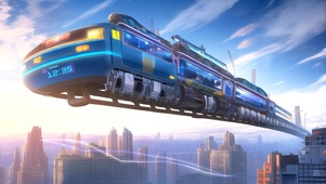 4K未来城空中列车