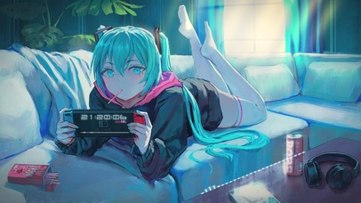 0546-玩游戏的女孩