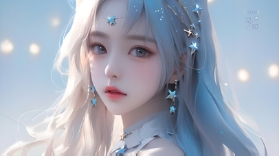 天蓝色的容颜
