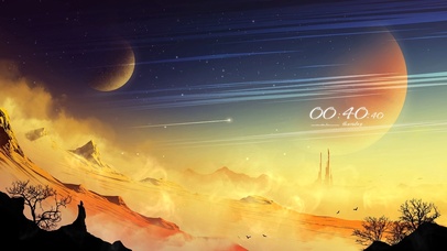 4K繁星下的沙丘城堡