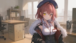 AI-房间红发少女
