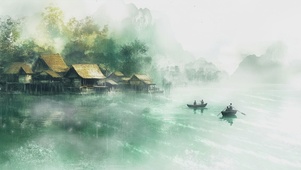 烟江渔舍