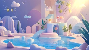 4K 梦幻3D场景