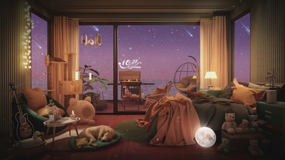 4K唯美治愈绝美海景房