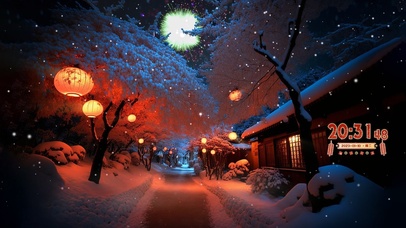 新春烟花街头小巷