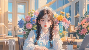 4K 端庄女孩