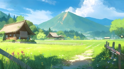 治愈 护眼乡村小屋