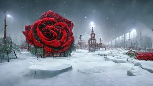 ai创作艺术    北国飘雪