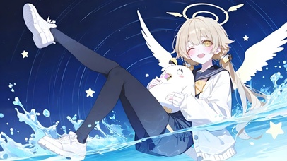 水中少女-阿慈古日富美