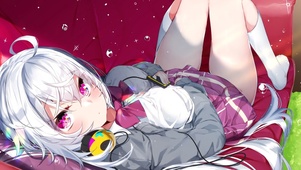雨中美少女