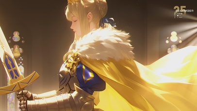 迷人金发大剑士