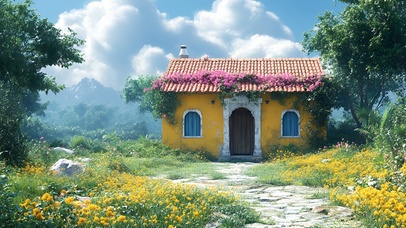 花檐下的童话居