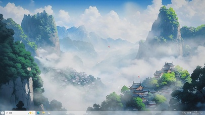 雾锁青山-桌面主题